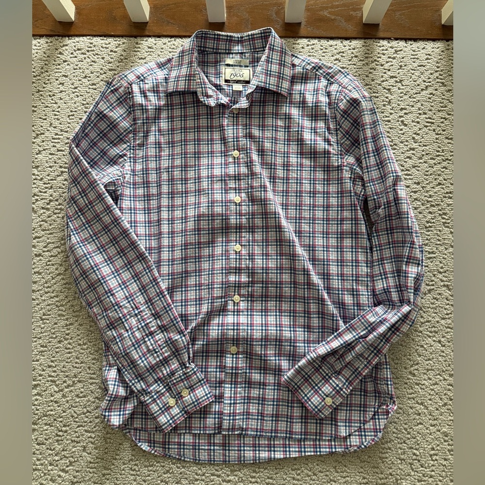 Joseph A Bank Men’s 1905 Stretch Slim Fit Dress Shirt - size M